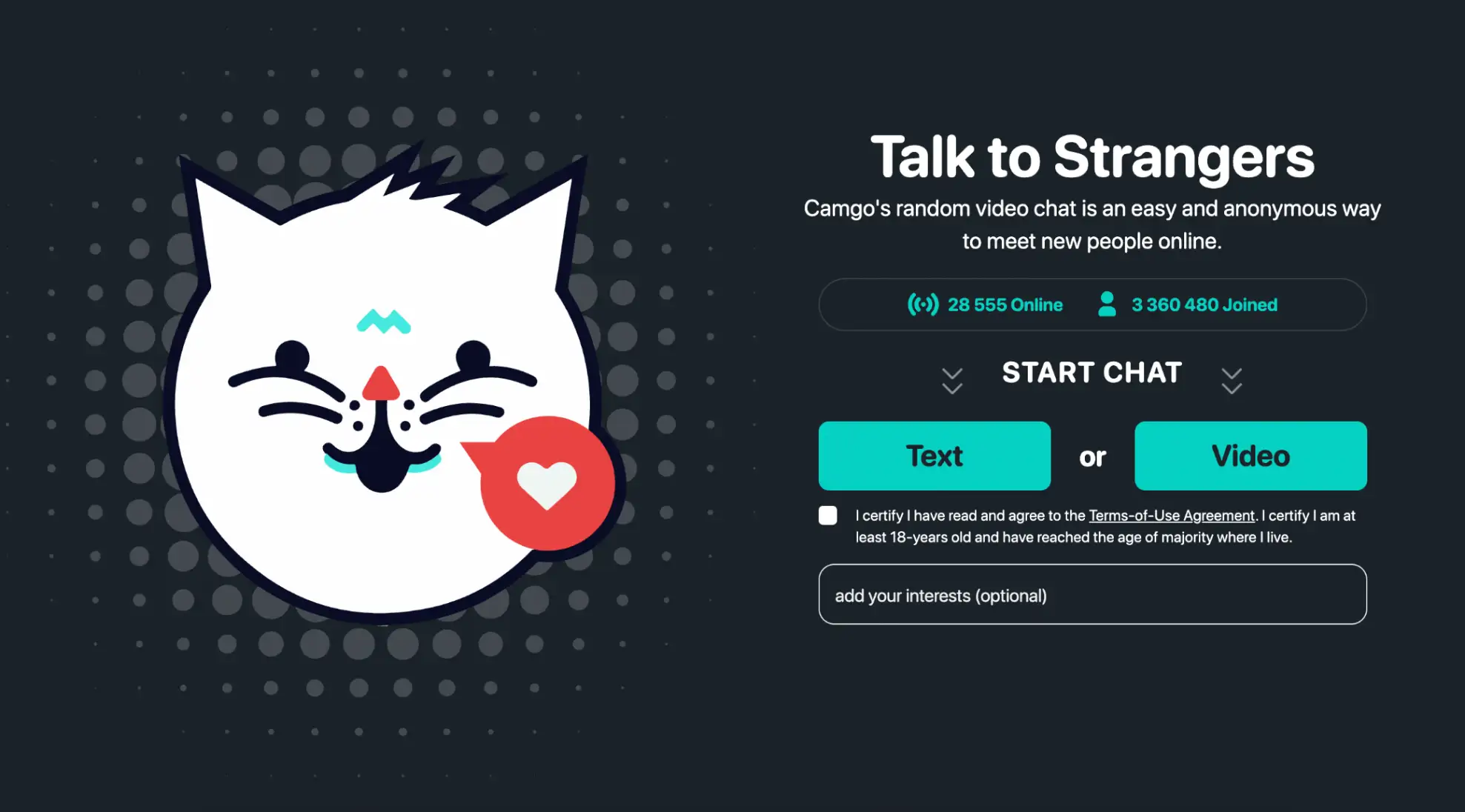 Camgo: Talk to Strangers – Free Random Video Chat | Alternative