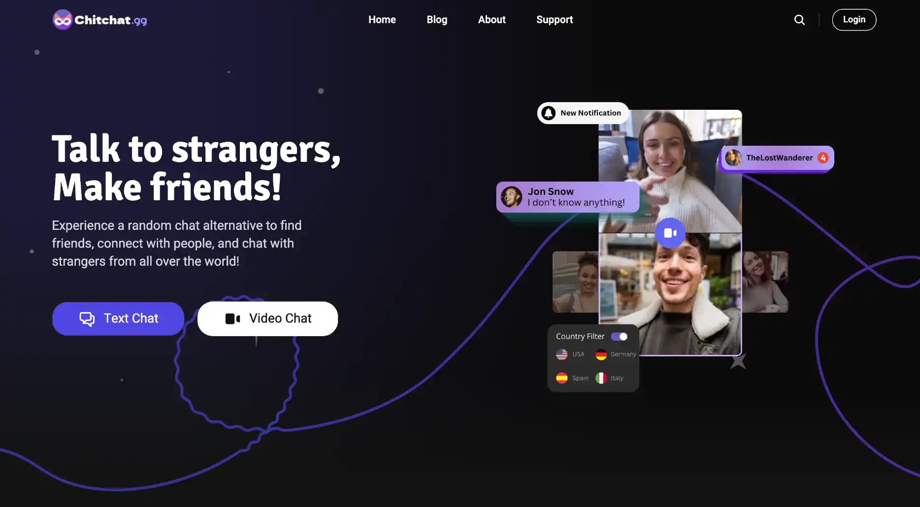 Chitchat: Live Video Chat Rooms | Alternative