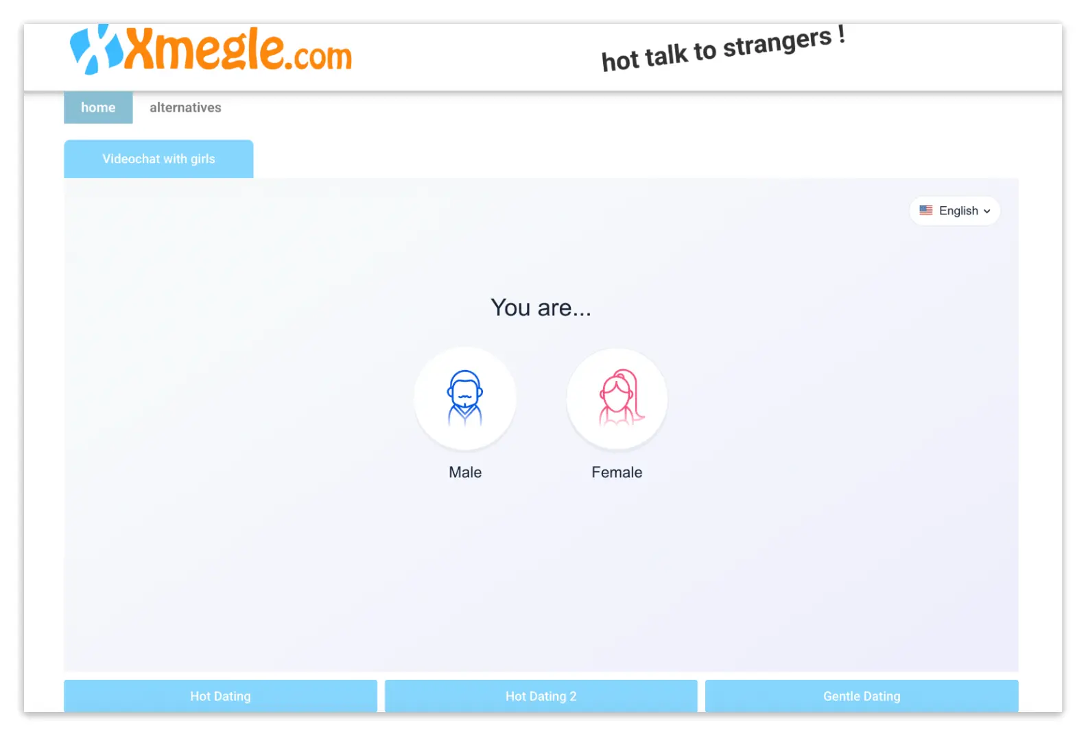 Xmegle: Random Cam Chat with Girls | Alternative